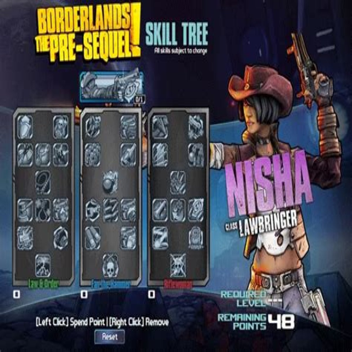 Breaking down Borderlands: The Pre-Sequel's classes and skill trees