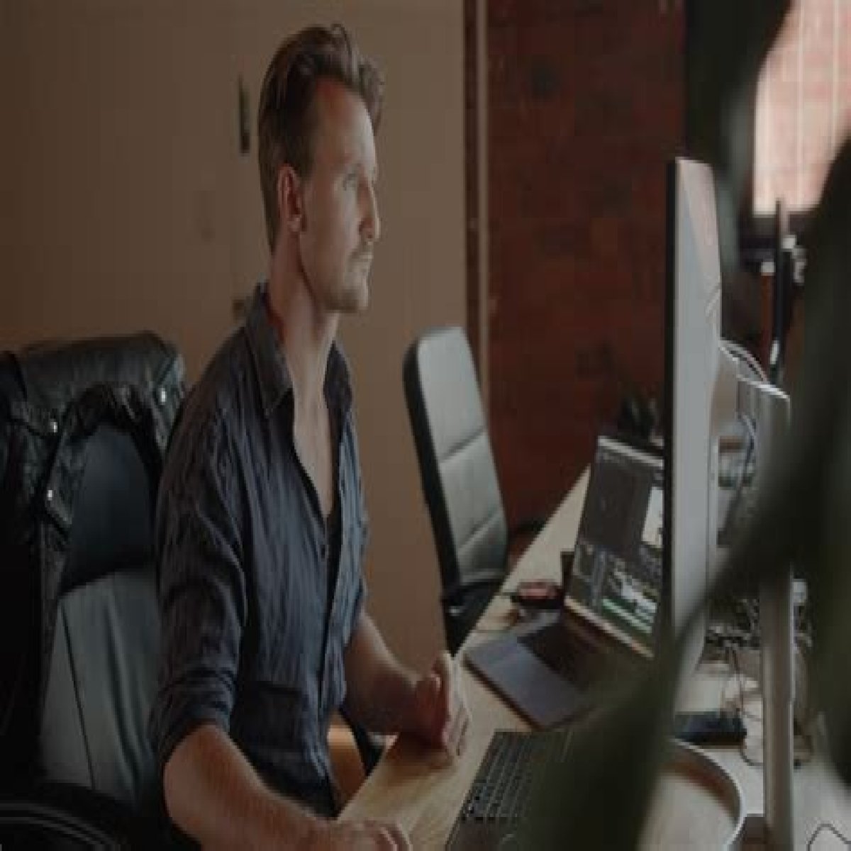Cut footage into a movie for example