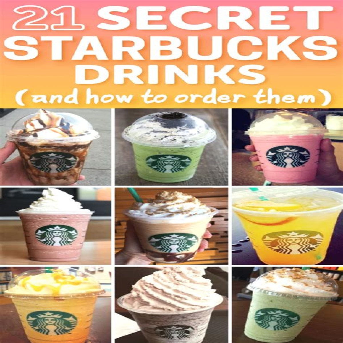 Discovering The Secrets Of Starbucks Hidden Menu Drinks
