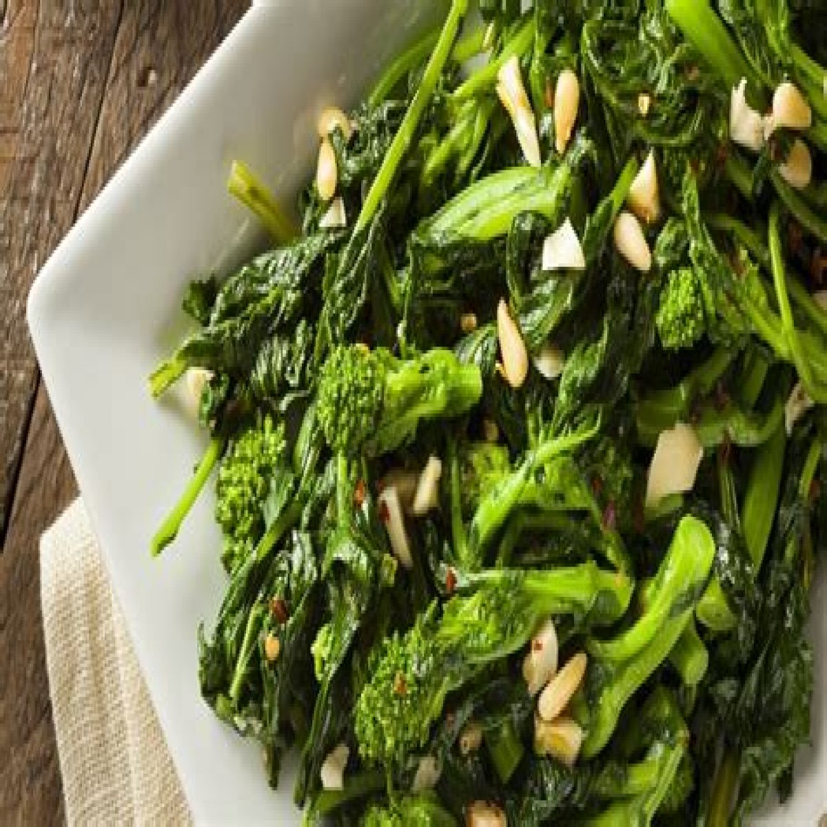 Dish of leafy greens