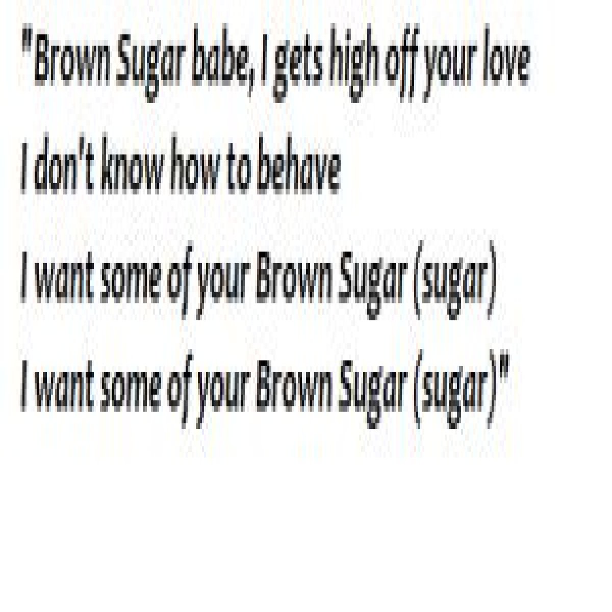 The Meaning Behind The Song: Brown Sugar by D’Angelo