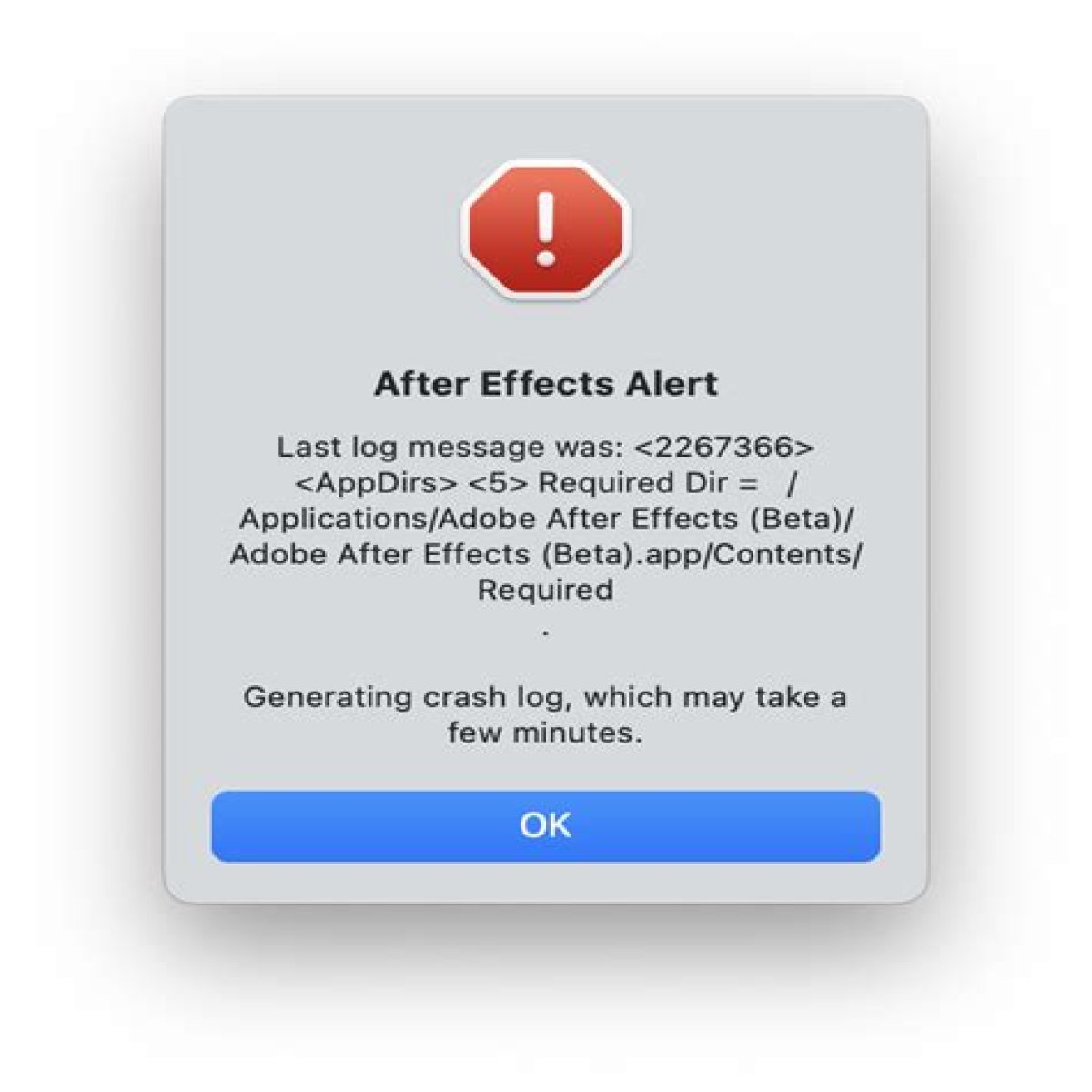 Word after beta or crash
